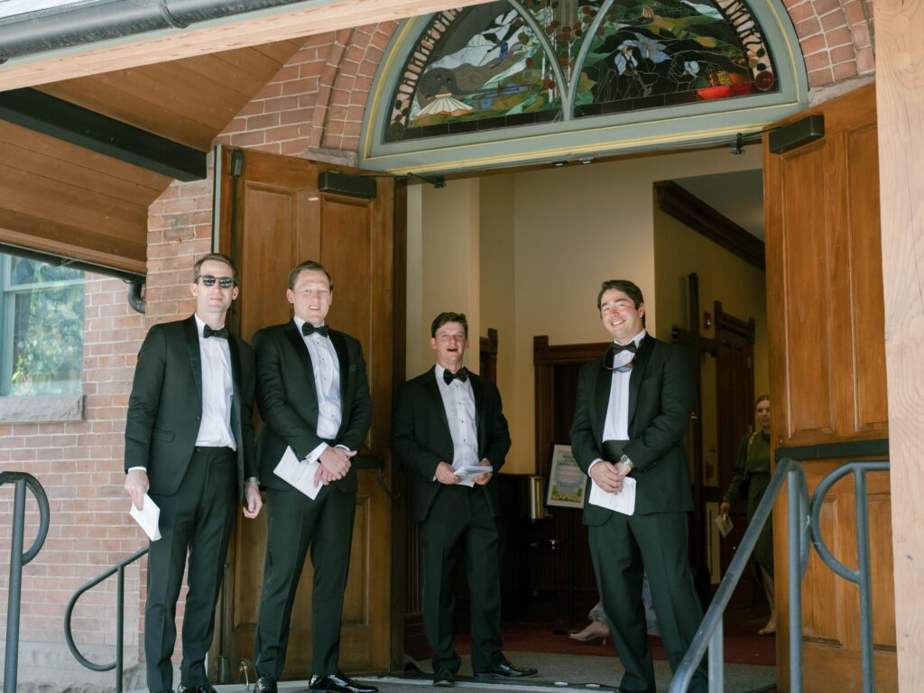 St. Mary's Catholic Church wedding ceremony Aspen