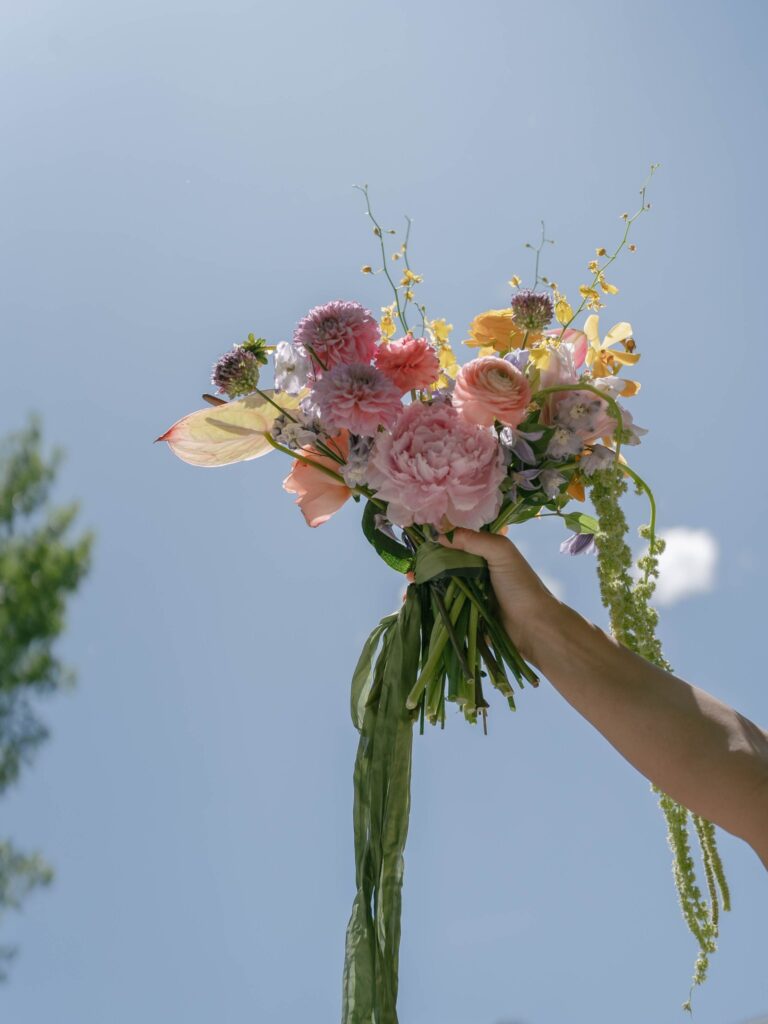 Bride getting ready at Snowmass Aspen luxury wedding