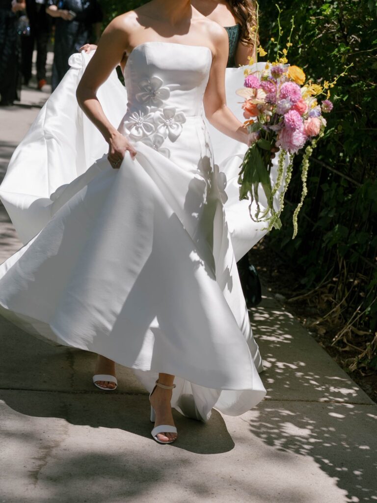 Bride getting ready at Snowmass Aspen luxury wedding