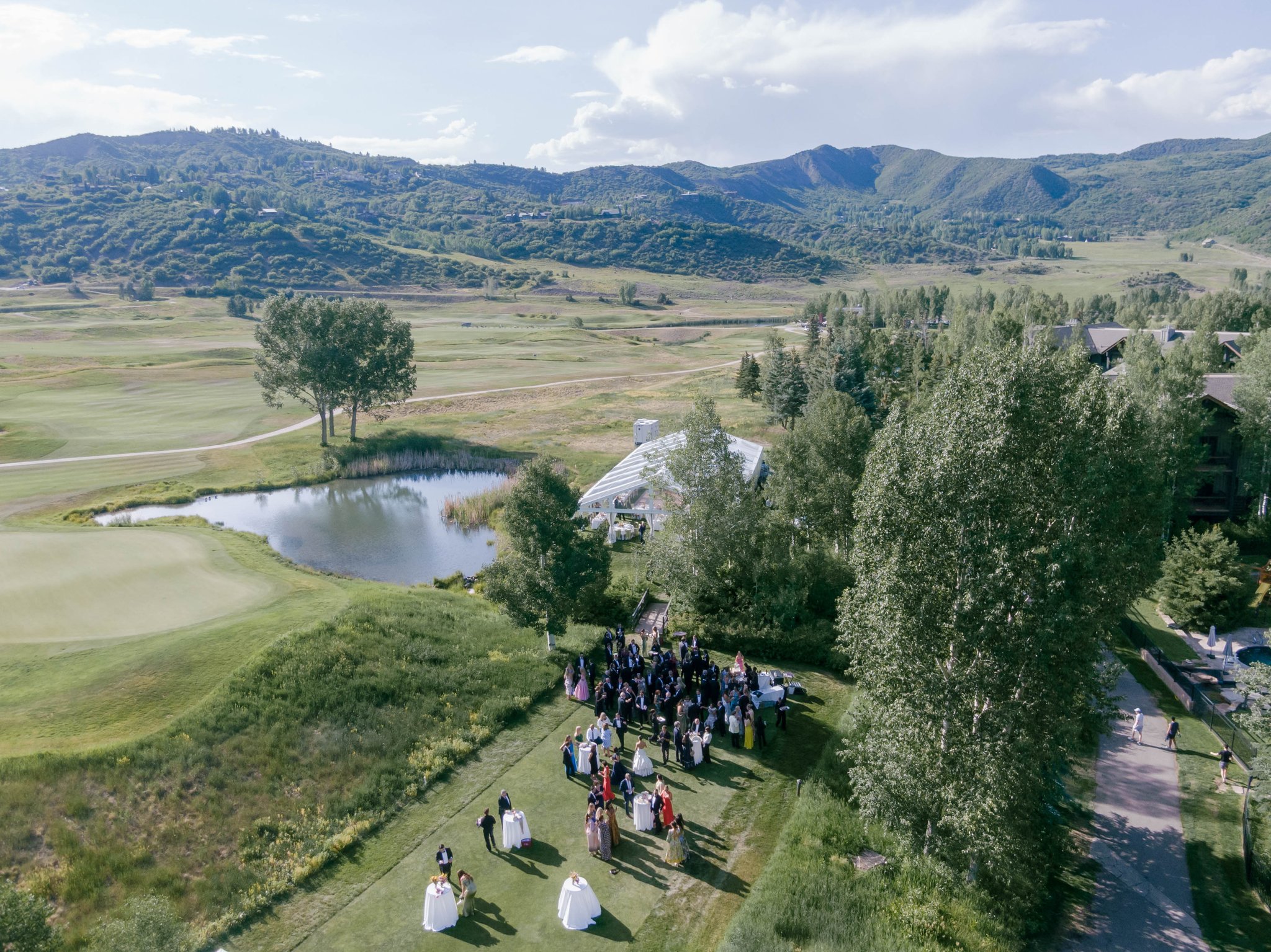 Wedding reception at Snowmass Club