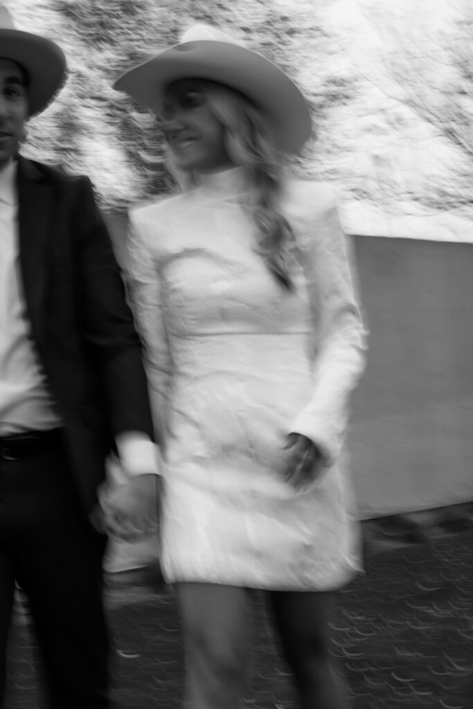 Relaxed engagement style mini session before Colorado wedding