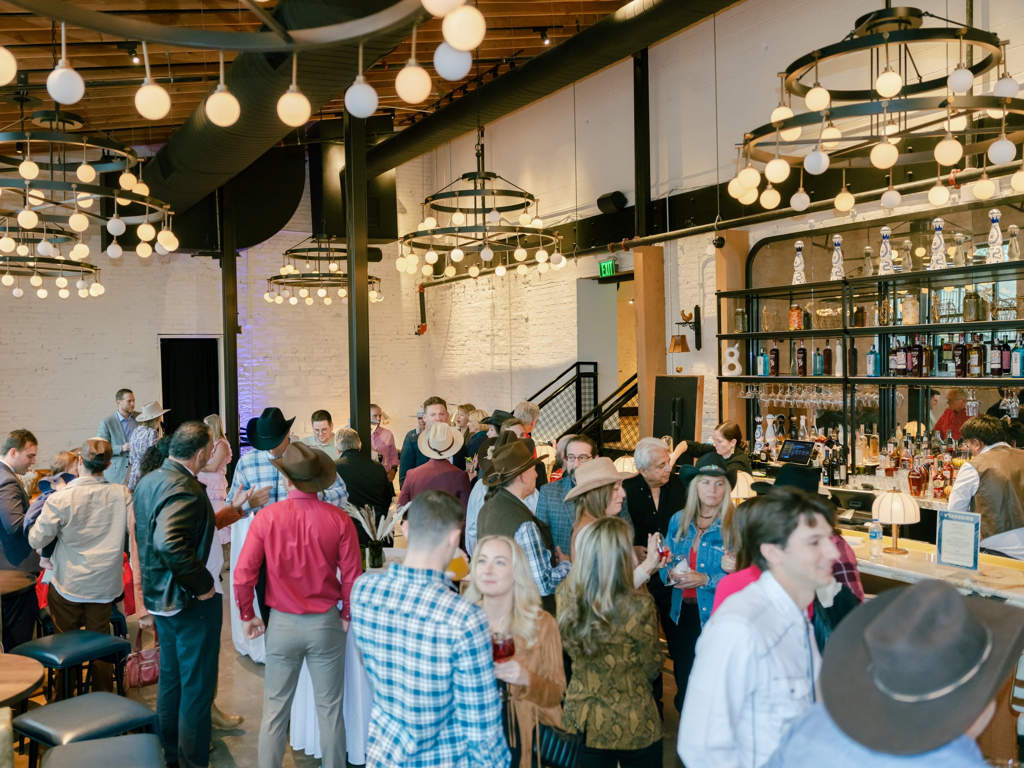 Welcome party photography for multi-day Colorado wedding