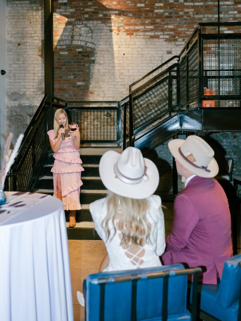 Welcome party photography for multi-day Colorado wedding