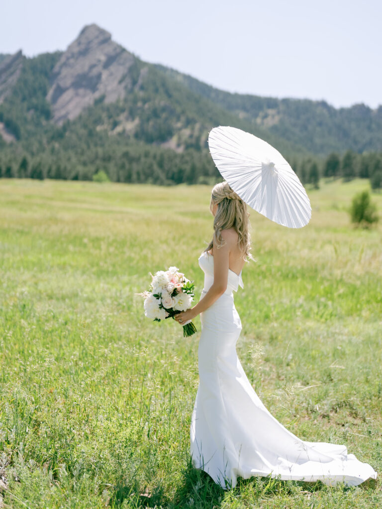 Boulder wedding portraits at Chautauqua Park