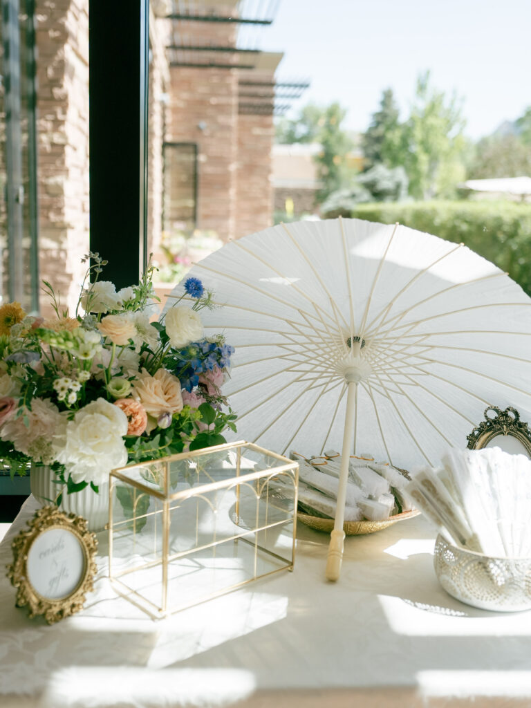 Outdoor ceremony at St Julien Redgarden Lawn