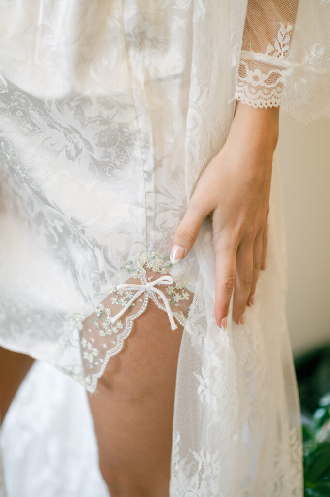 Bride getting ready at St Julien Hotel Boulder
