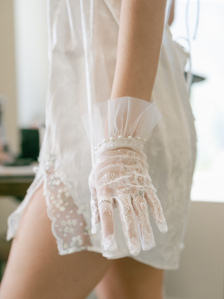 Bride getting ready at St Julien Hotel Boulder