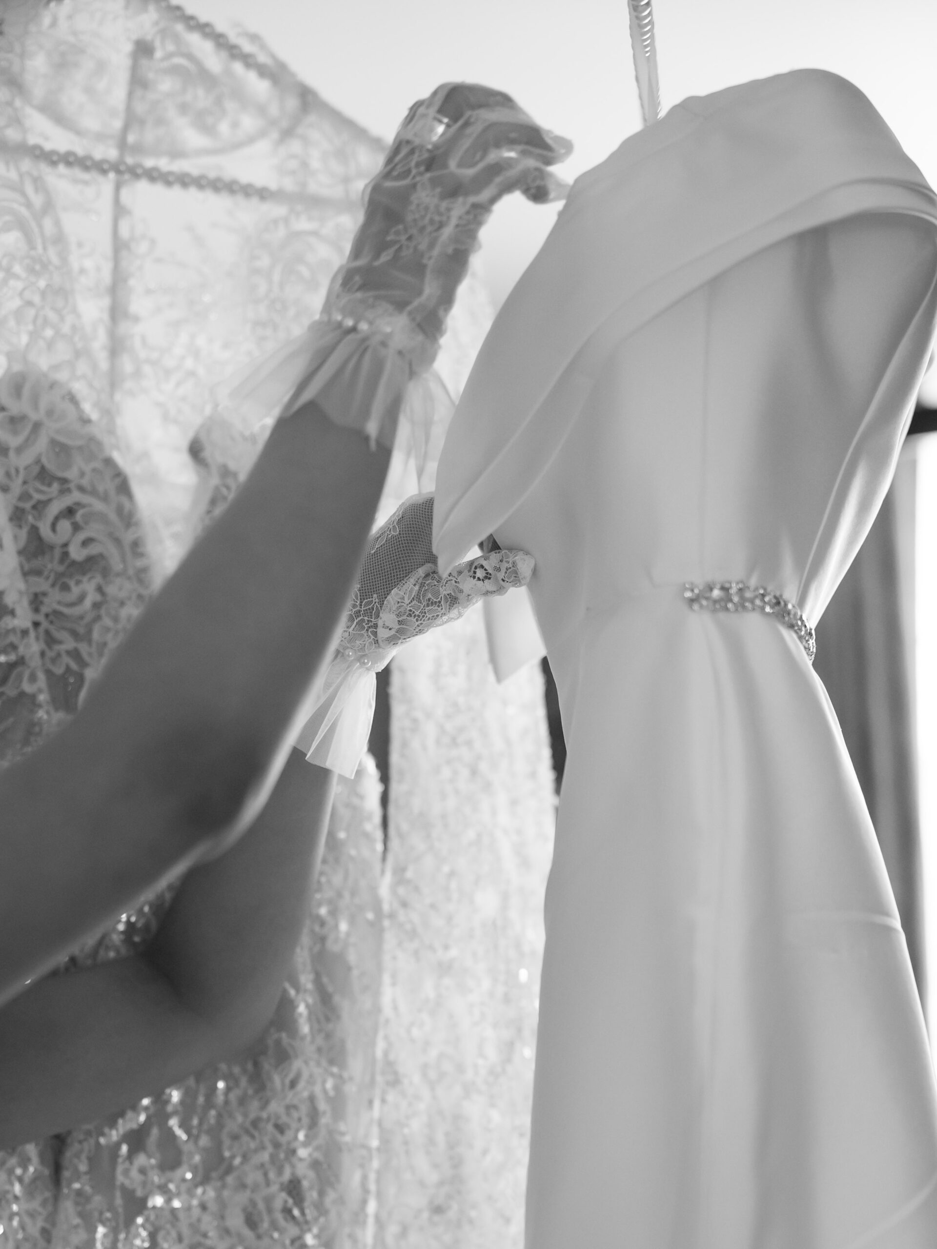 Wedding dress detail at St Julien Boulder