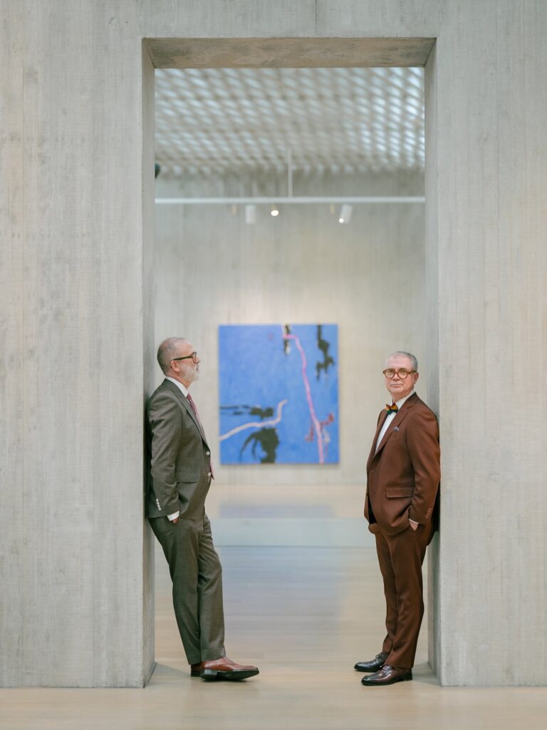 Couple portrait at Clyfford Still Museum Denver